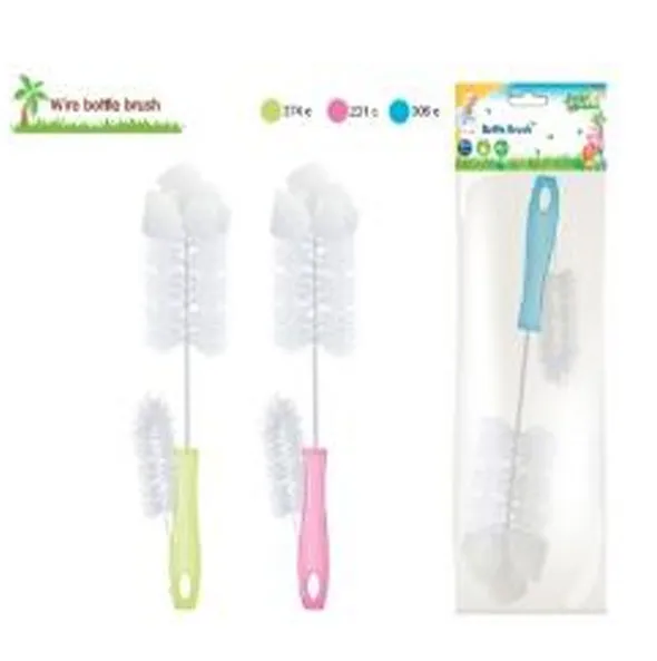 Bottle & Nipple Cleanning Brush Jungle Buddies Pp, Nylon