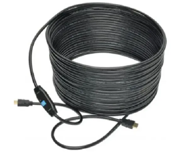 Active High-Speed HDMI Cable with Built-In Signal Booster (M/M), Black, 65 ft. (19.81...