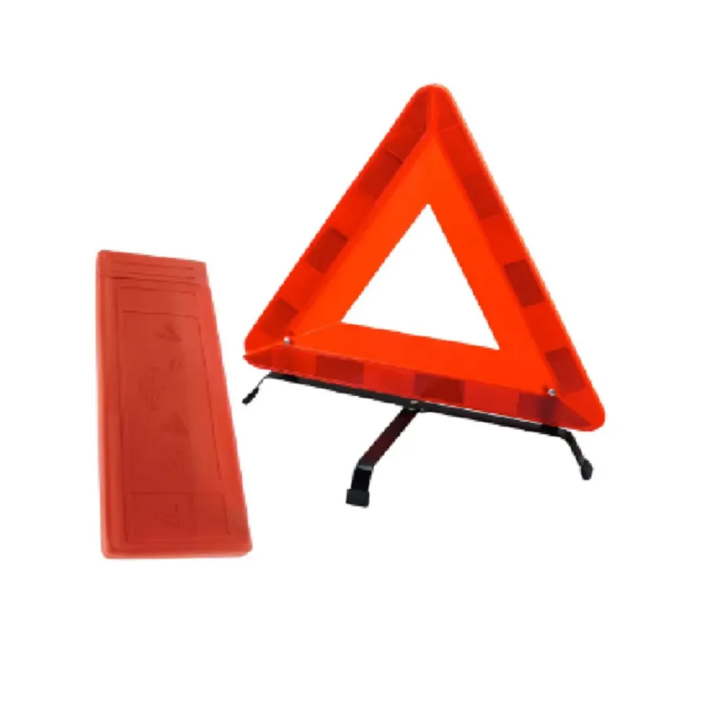 [61722] Warning Reflective Triangle Plastic With Iron In Printed Box