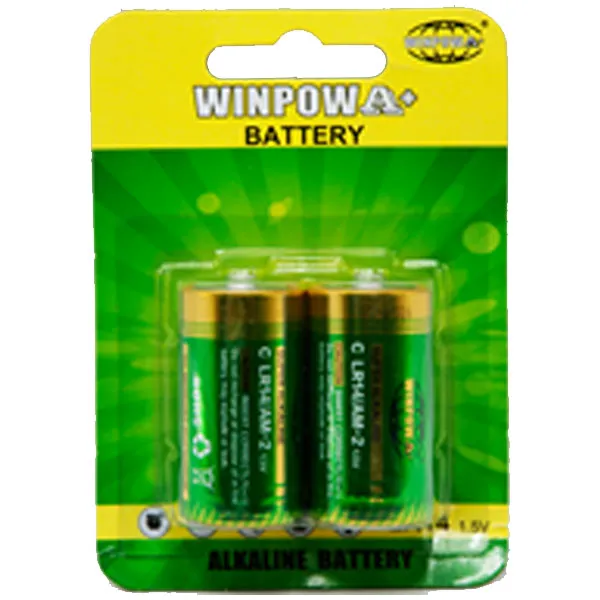 Winpow Size C (LR14) Alkaline Battery 1.5V Pack Of 2